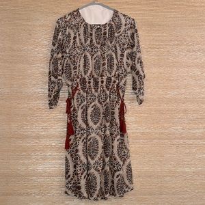 Anthropologie extra extra small pretty feminine mini dress